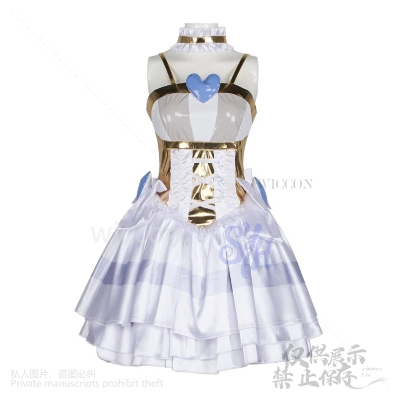 Panty & Stocking Japanese Jirai Kei Anarchy With Garterbelt Cosplay Lovely Angel Dress Kawaii Aqua Lolita Wings Heart Halloween