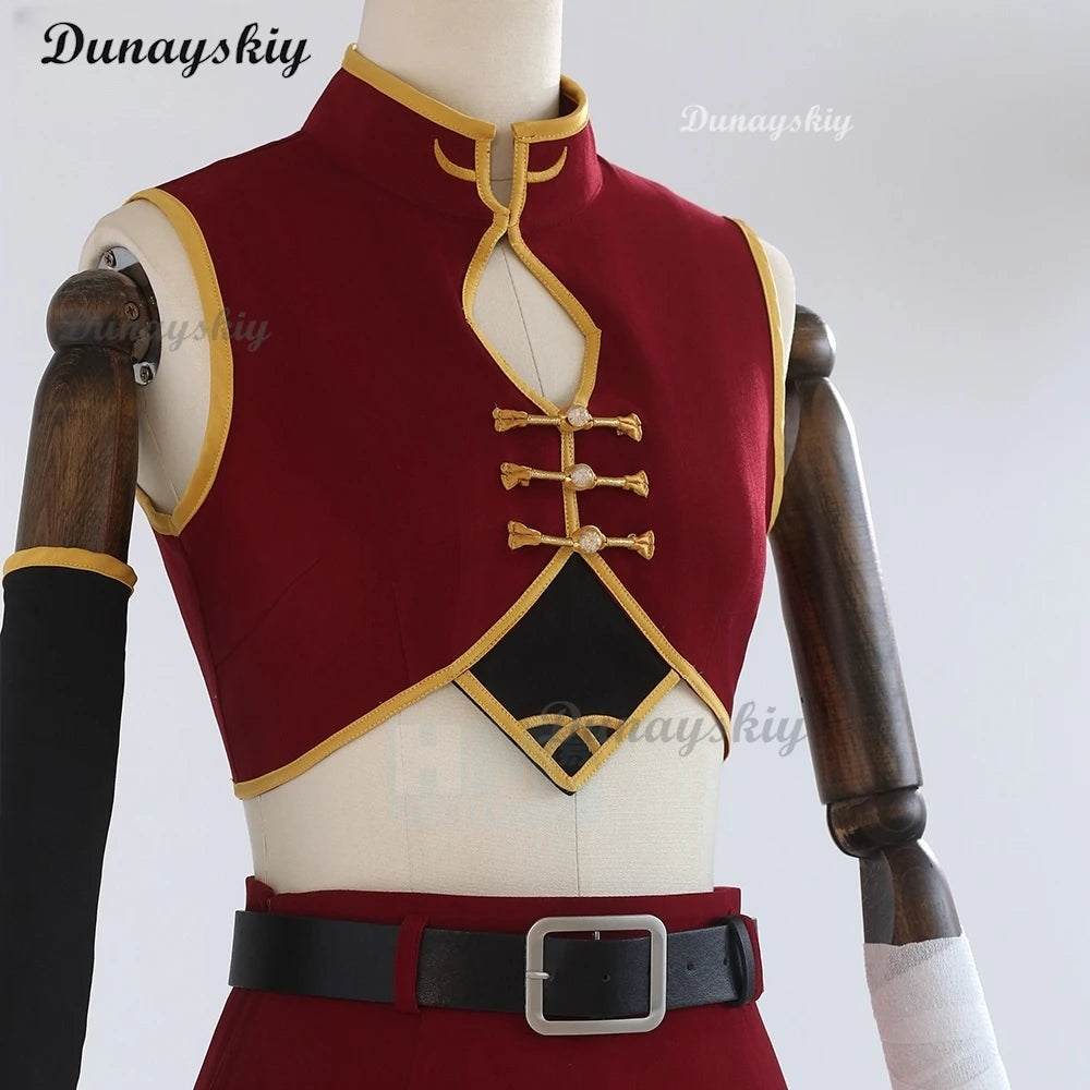 Anime GinTama Kagura 2 Years Later Uniform Prop China Style Suit  Cosplay Costume Customized  Halloween Carnival Party