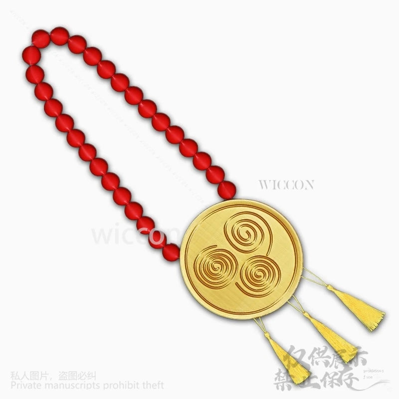 Anime Movie Avatar The Last Airbender Avatar Cosplay Aang 3D Props Necklace Polylactic Acid For Children Gifts Cos Customized