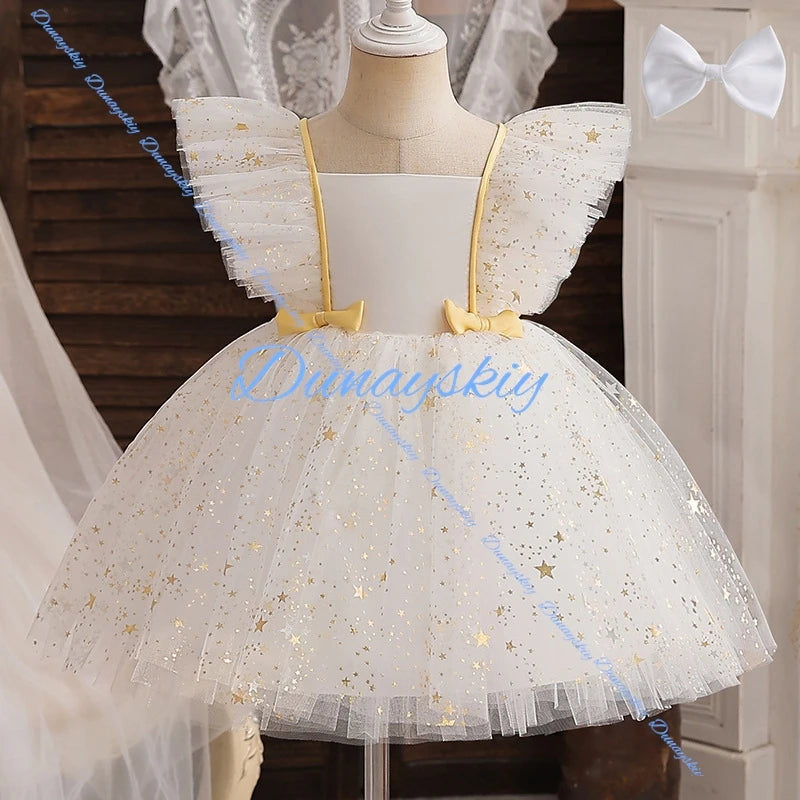 Princess Cosplay Dress Costume Party Kid Evening Party Christmas Clothes New Year Dress Outfits Birthday Girl Clothes
