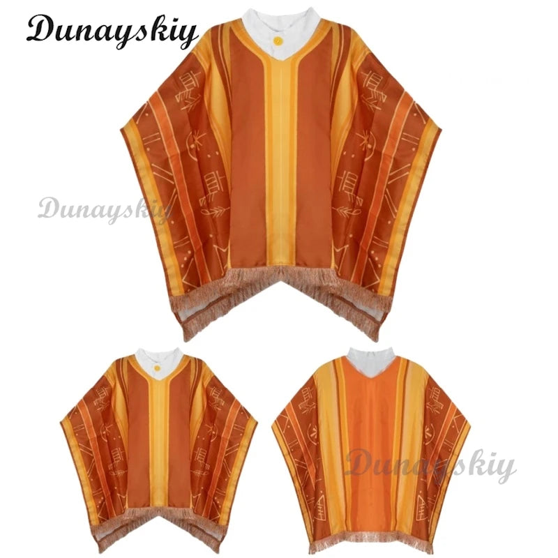 Anime Movie camilo Bruno Cosplay Costume Children Camilo Unisex Halloween Carnival Party Adult Cloak Clothes Coat