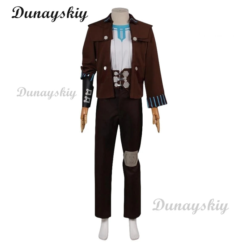 Arcane S2 Tv Lol Vander Cosplay Costumes Wig Anime Uniform Outfits Halloween Carnival Wine Suit Mens Outfit Customized