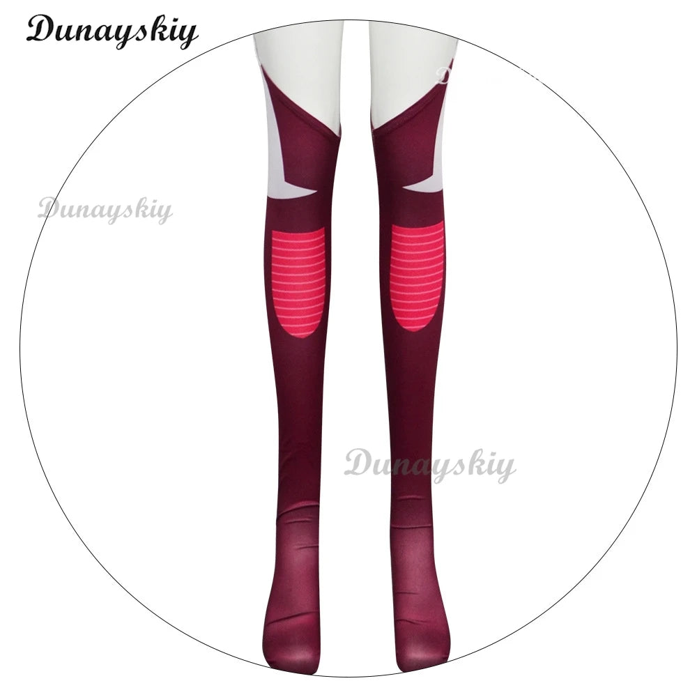 HUNTRIX K-Pop Mira Cosplay Costume Wig Demon Hunters Clothes Halloween Girls Group Idol Roleplay Outfit Women Customized