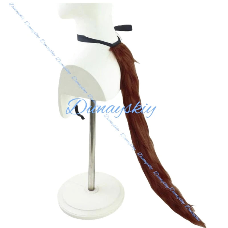 Uma Musume Pretty Derby Inari One Cosplay Wig with Ears and Tail Anime Game Character Halloween Carnival Party Costume Wigs