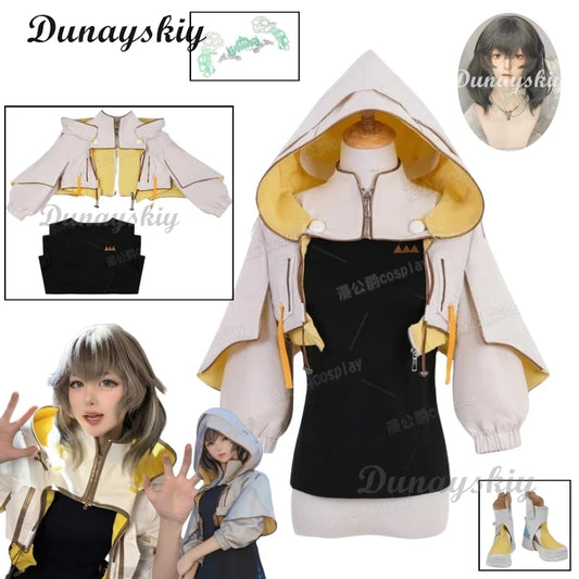 Game FF14 Sphene Cosplay Costume Fantasy Coat Hat Shirt Full Set Halloween Woman Game Outfit Sphene Fancy Dress Sphene Queen
