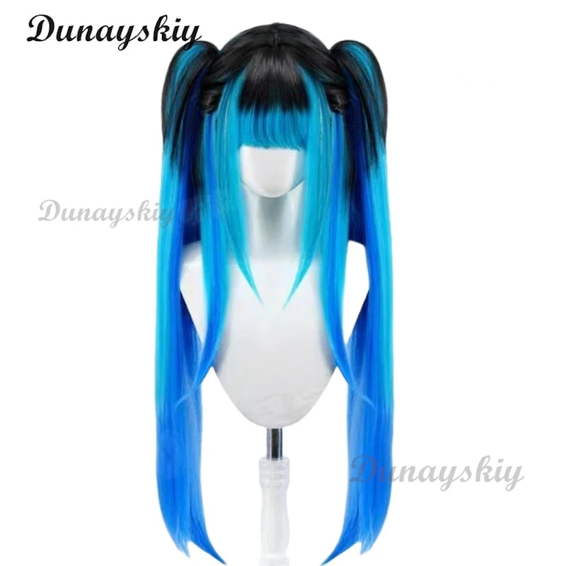 Anime The Hundred Line Darumi Amemiya Sumino Takumi Cosplay Costume Wig Battle Uniform Headwear Last Defense Academy Halloween