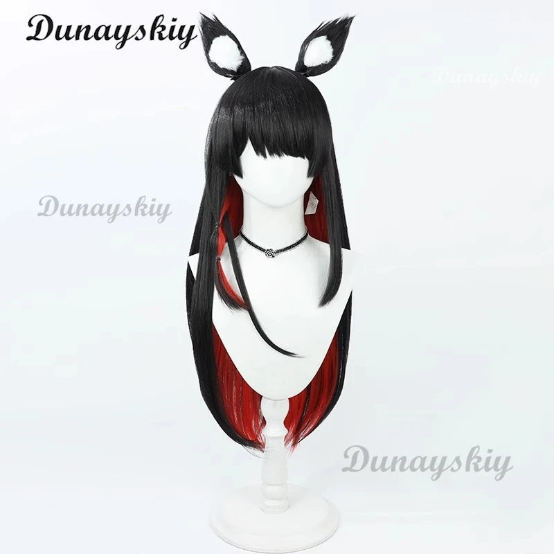 Anime Game Blue Archive Kosaka Wakamo Cosplay Costume Wig Japanese Kimono Lolita Dress Mask Woman Sexy Lovely Halloween Suit