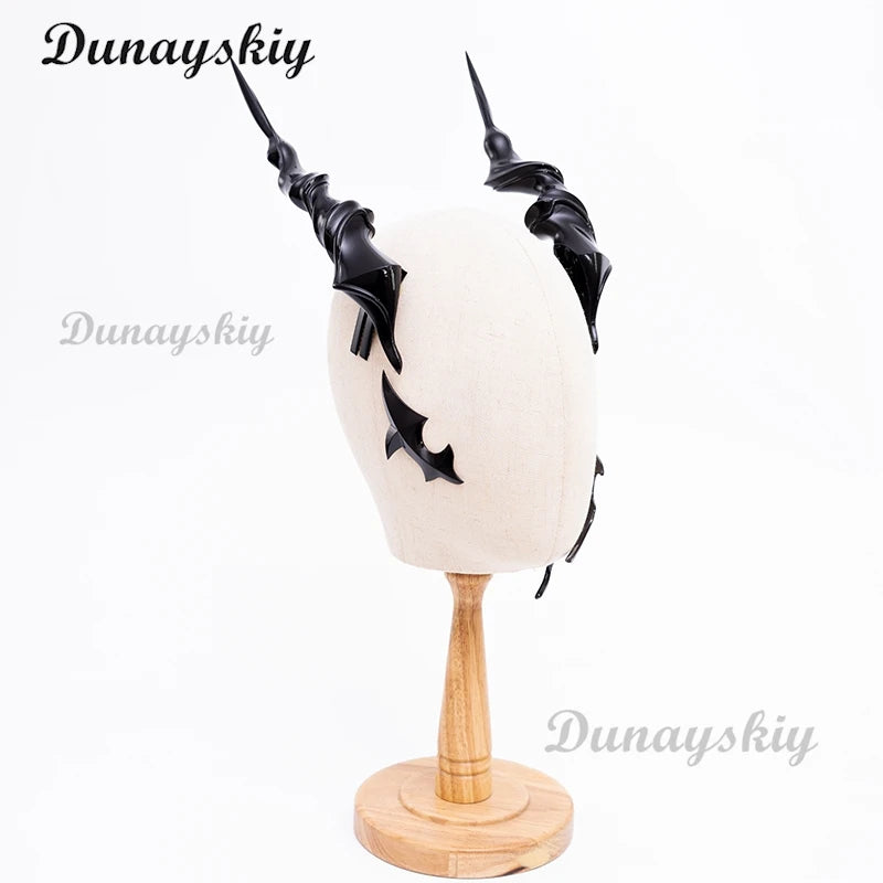 Love and Deepspace Sylus Cosplay Dragon Horn Mask Headwear Clothes Game Qinche Game Halloween Couple Cosplay Decors Accessories