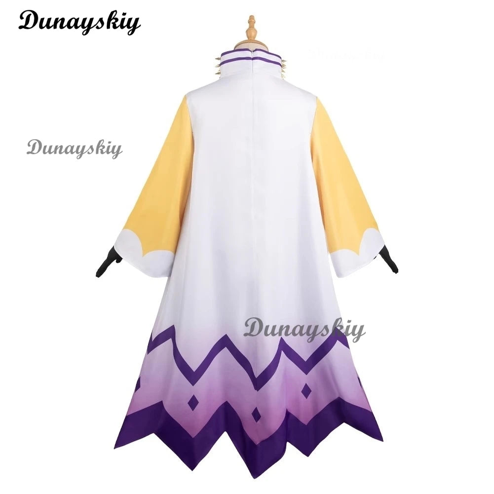 Hazbin Adam Cosplay Anime Hotel First Man Angel Halo Clothes Cosplay Costume Suit Unisex cos Halloween Party Angel Wings