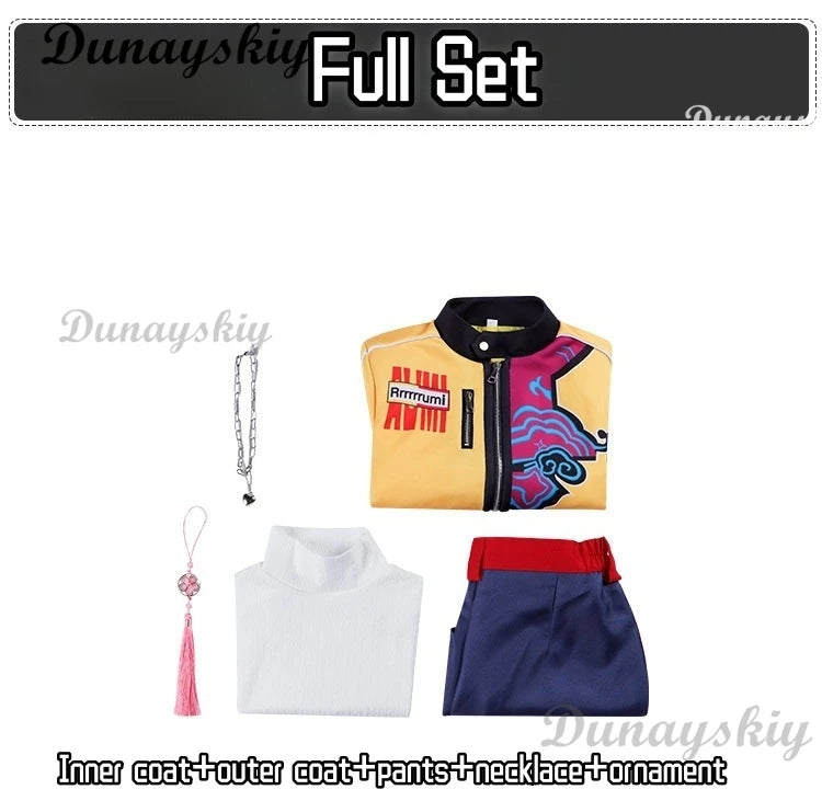 2025 Movie Devil Hunters Cosplay KPOP Girl Group Mira Zoey Rumi Cosplay Colorful Uniform Halloween Party Sexy Outfit for Woman