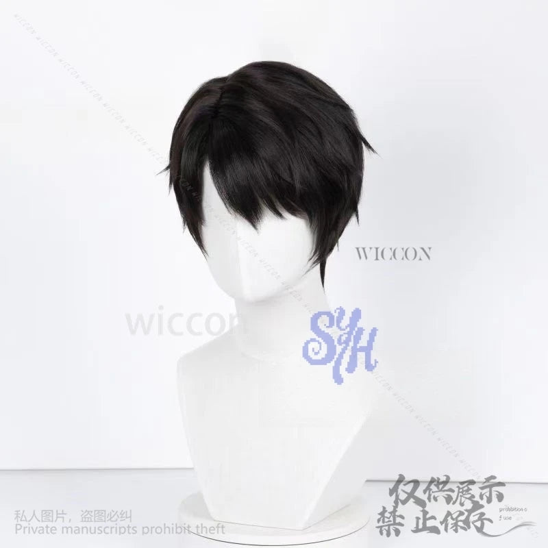Anime Demon Saja Boy Jinu Cosplay Korea Idol Short Straight Hair For Handsome Boy Halloween Party Heat Resistant Customized