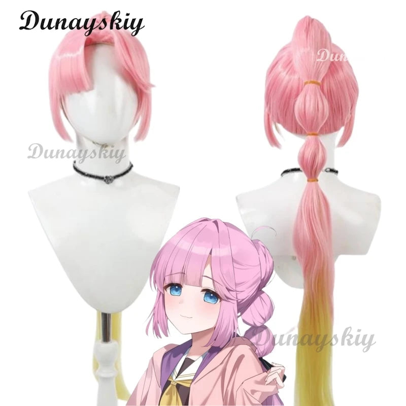 LoveLive! Hasu No Sora Jogakuin School Idol Club Anyoji Hime Cosplay Wig Synthetic Hair Halloween Party Role Play