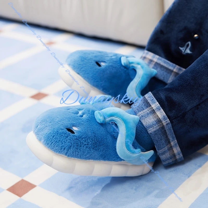 Neuvillette Cosplay Prop Shoe Slippers Genshin Impact Shoes Neuvillette Theme Impression Series House Slippers Cosplay Gifts