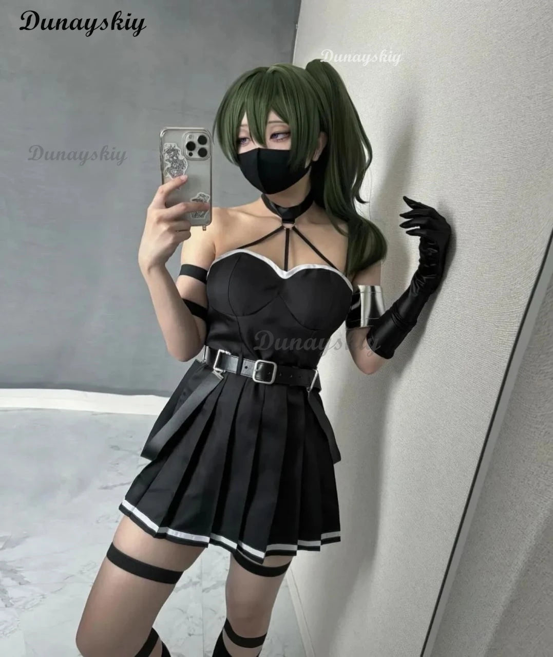 Frieren Beyond Journey's End Ubel Cosplay Costume Wig Anime Dress Unbel Uniform Gloves Stockings First-class Mage Halloween