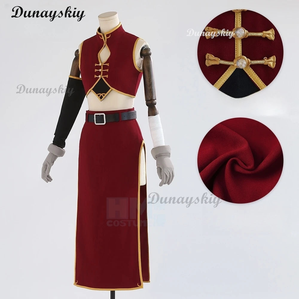 Anime GinTama Kagura 2 Years Later Uniform Prop China Style Suit  Cosplay Costume Customized  Halloween Carnival Party