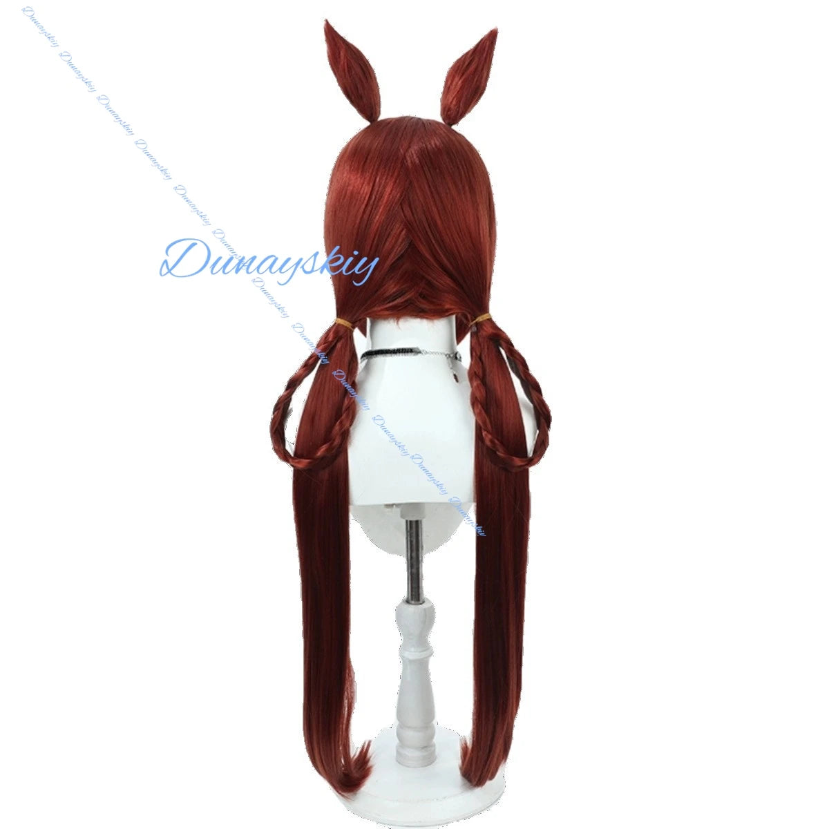 Anime Game Uma Musume: Pretty Sweep Tosho Cosplay Wig Tail Roleplay Party Costume Prop Synthetic Hair Heat