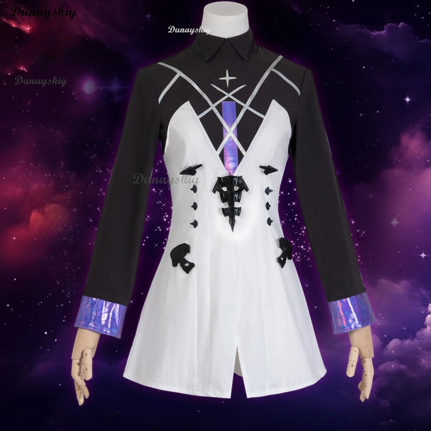 Game Arknight Necrass Eblana Dublinn Cosplay Costume Wig Leggings Uniform Accessories Halloween Party Suit