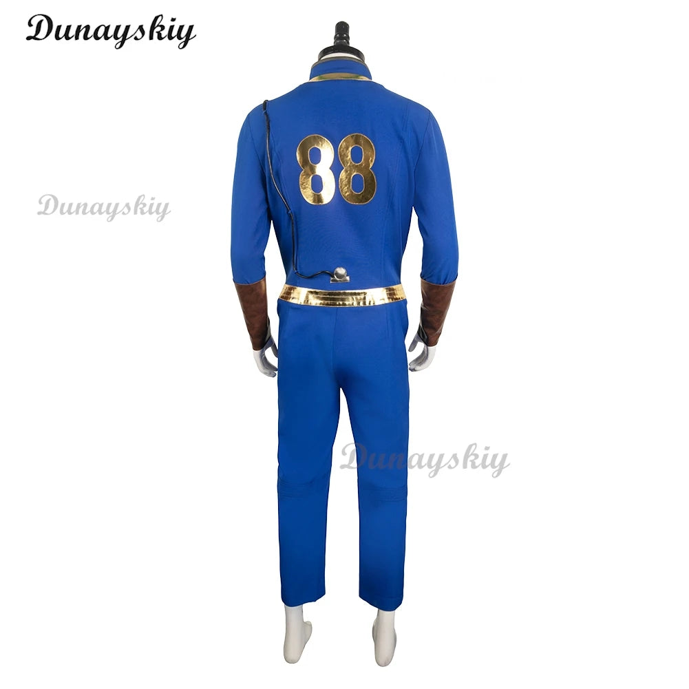 Game Fall Cosplay Out Vault 88 111 Cosplay Fantasy Jumpsuit Costume Disguise For Boys Men Adult Halloween Carnival Party Suit