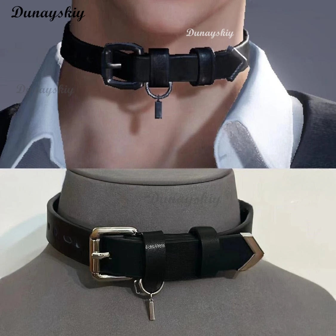 Anime Love and Deepspace Sylus Cosplay Collarbone Necklace Ornament Pendant Cartoon Accessorie Decorate Game Birthday Xmas Gift