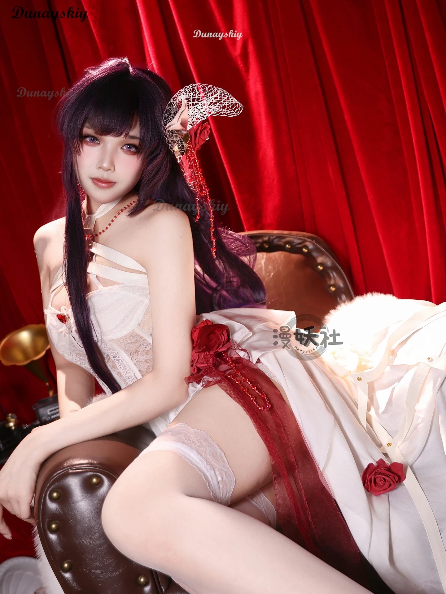 Game NIKKE：The Goddess of Victory Mihara Cosplay Binding chains Costume Women's Sexy New Dress Waist Cover Wig Props Uniform