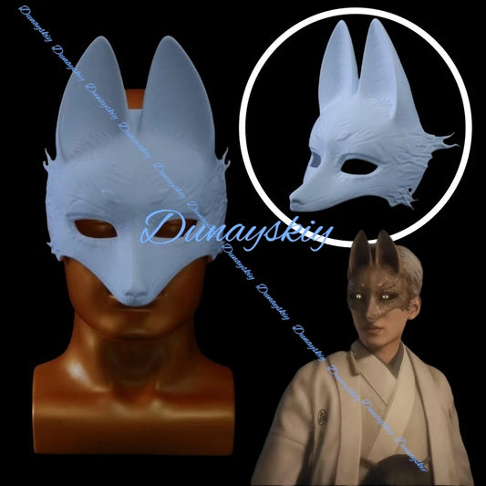 Game Silent  Hinako Shimizu Fox Man Mask Cosplay 3D Mask Prop Kotoyuki Tsuneki Hill Cosplay Halloween Carnival Horror Outfit