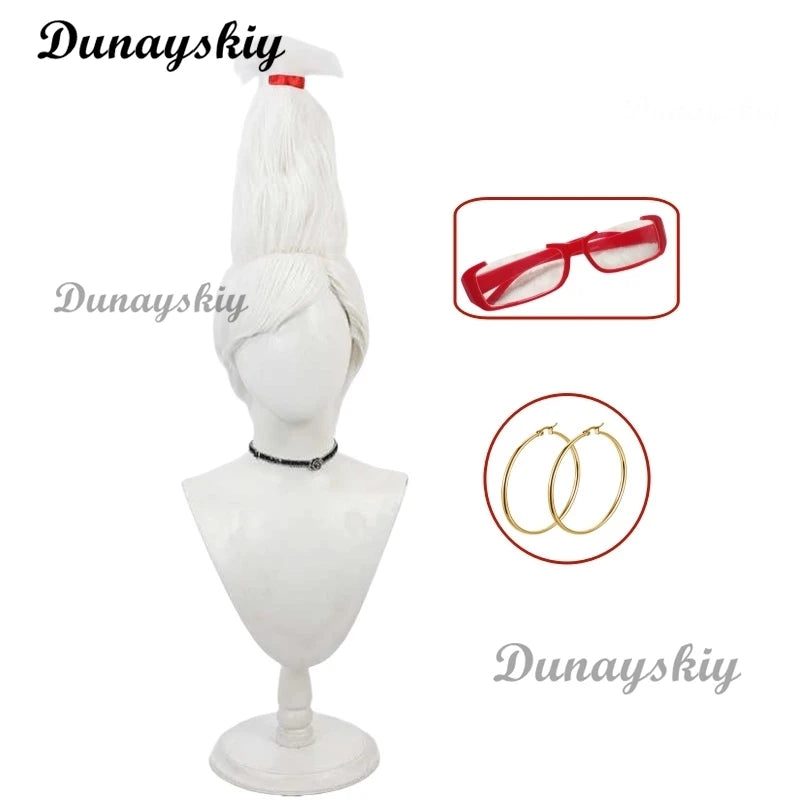 Anime Dandadan Seiko Ayase Cosplay Women Costume Girls Sexy Vest Shorts Sockings Glasses Wigs Set Halloween Xmas Suit Customized