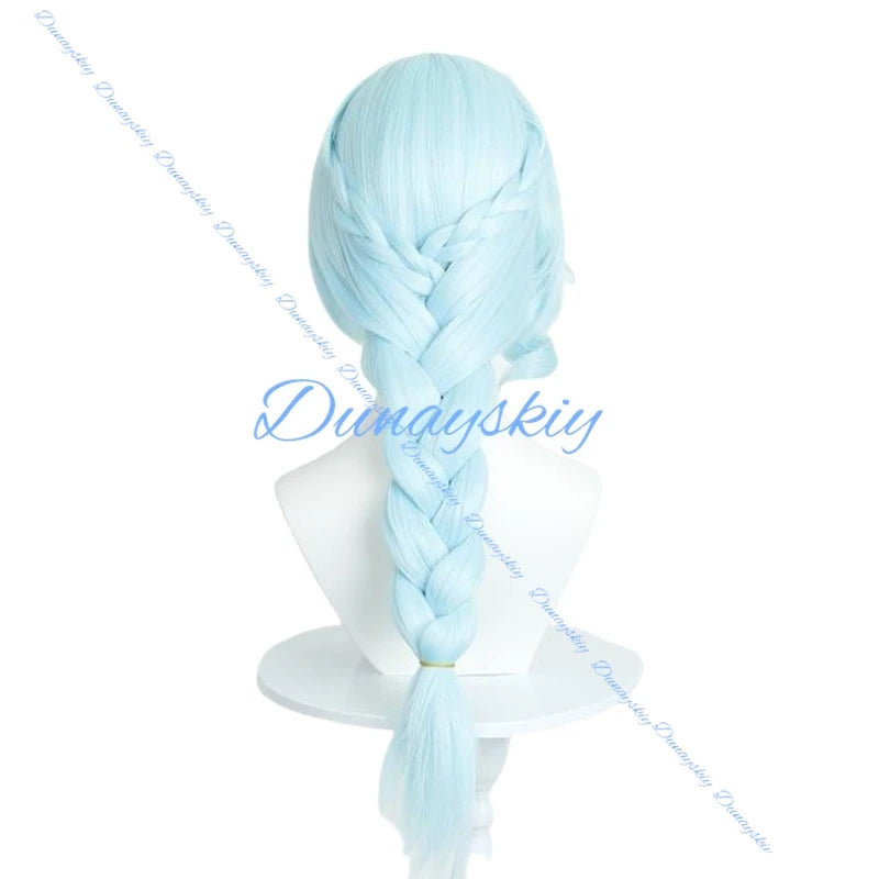 Game Zenless Zone Zero Seed Cosplay Wig 68cm Blue Wigs Pre Braided For Women Heat Resistant Synthetic Hair Halloween