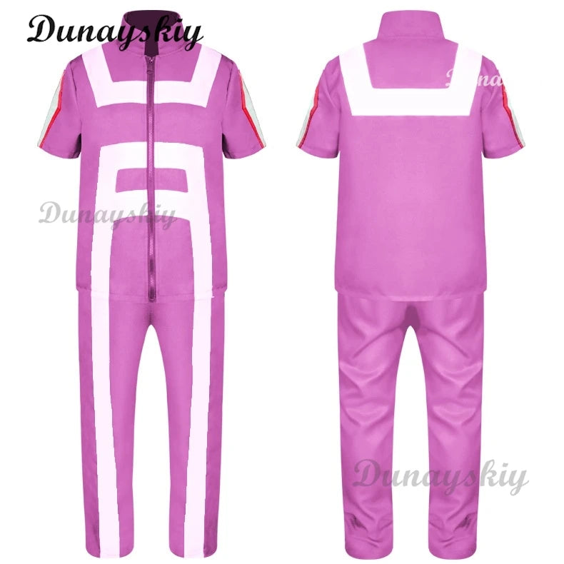 Anime My Hero Costume Academia Men Gym School Uniform For Baku No Hero Bakugou Katsuki /Todoroki Halloween Cosplay Carnival Suit