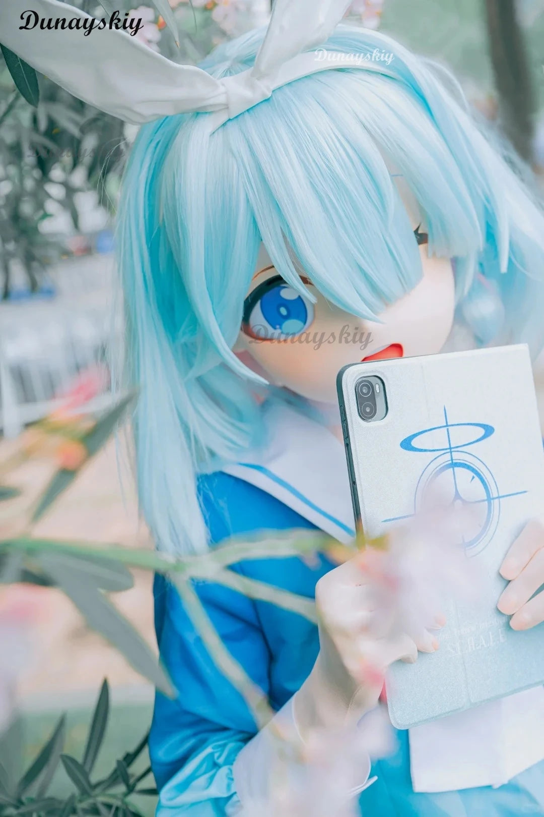 Blue Archive Arona Game Cosplay Costume Blue JK School Sailor Uniform Wig Headwear Halo Shoes Halloween For Women Girls