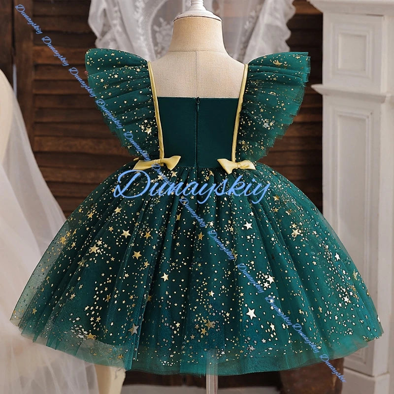 Princess Cosplay Dress Costume Party Kid Evening Party Christmas Clothes New Year Dress Outfits Birthday Girl Clothes