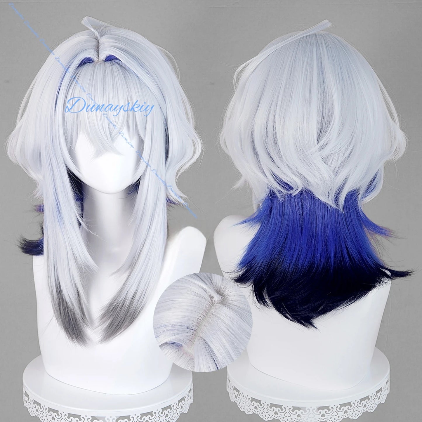 Wuthering Waves Galbrena Cosplay Costume Wig Shoes Uniform Outfit Blue Jacket Carnival Halloween Party for Role Play Cos Props