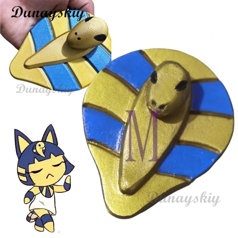 Ankha Cosplay Costume Accessories Cat Ears Hairhoop Tail From Animal Crossing For Christmas Halloween Custom Made