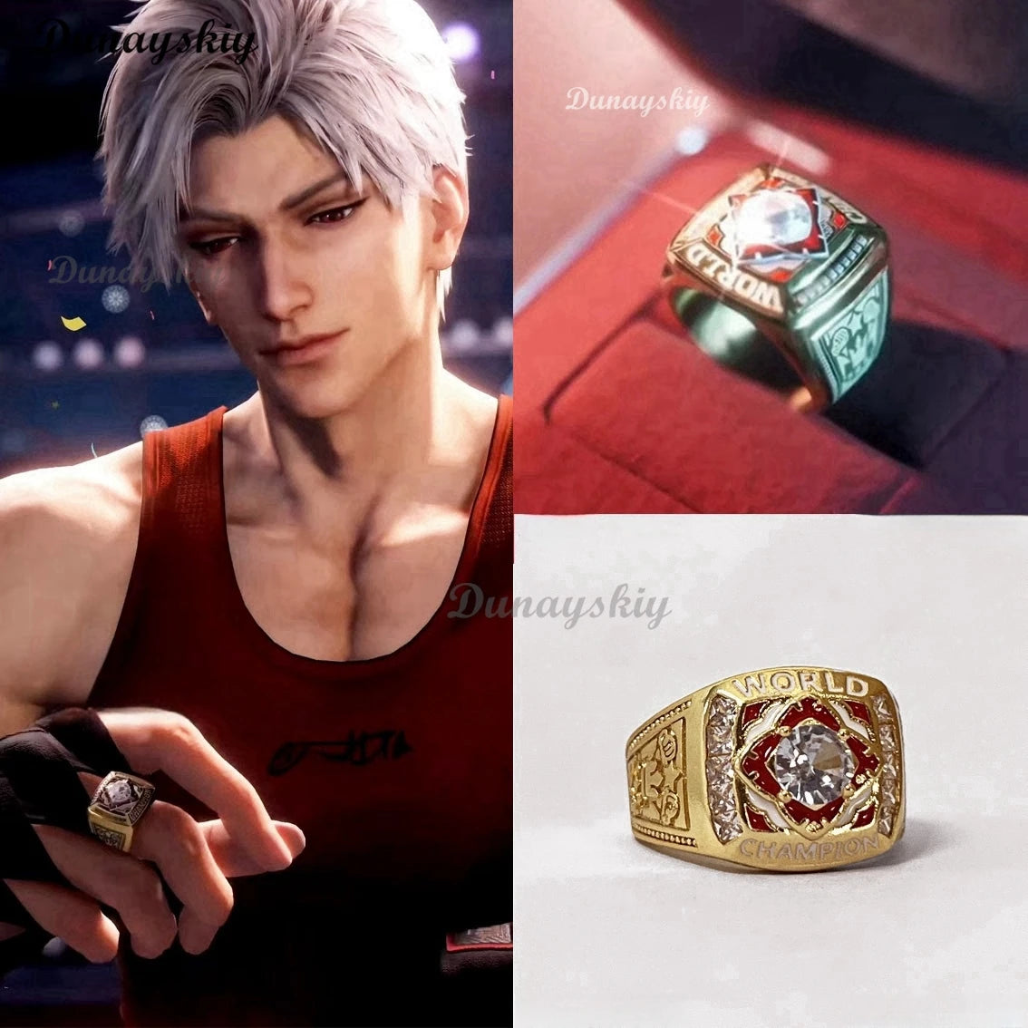 Anime Love and Deepspace Sylus Cosplay Collarbone Necklace Ornament Pendant Cartoon Accessorie Decorate Game Birthday Xmas Gift