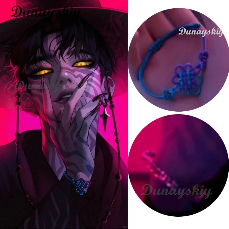 Demon Hunter of KPop Rumi  Jinu  Cosplay Hand Strap Bracelet Cartoon Costume Accessories Role Play Fancy Dress Up Party Props