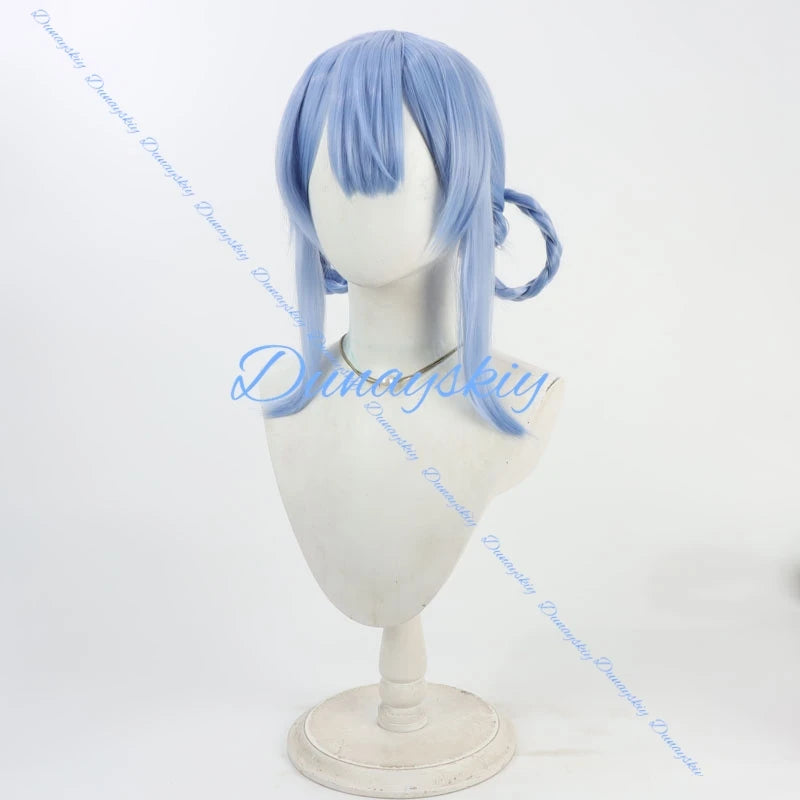 Game Magical Girl Witch Trials Tachibana Sherry Cosplay Wig Blue Hair Halloween Party for Women Girls Carnival