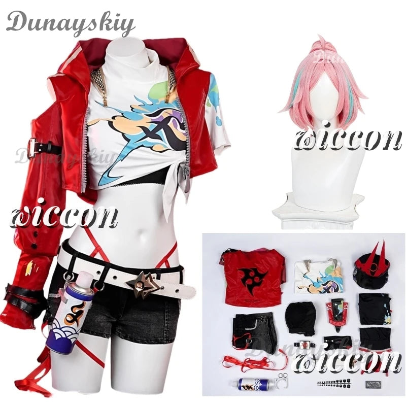 Rappa Cosplay Anime Honkai: Star Rail Cosplays Woman Halloween Costume Adult Men's Costumes Figures Women's Full Set New Arrival