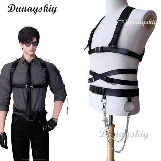 Love And Deep Space Game Cosplay Rafayel Zayne Xavier Sylus Qi Yu Le Shen Shen Xinghui Qin Che Shoulder Strap Waist Chain Belt