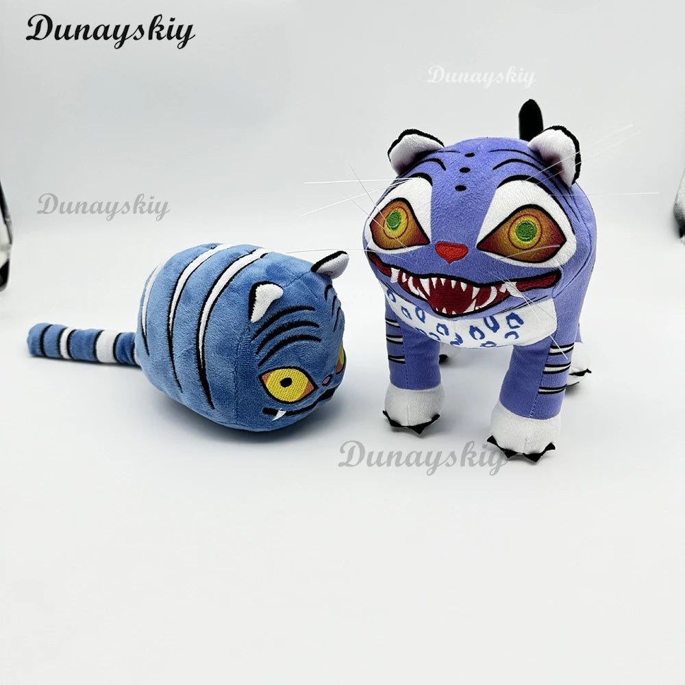 Kpop Products Demon Hunters Tiger and Bird Plushie Cosplay Soft Gift Monster Keychain Halloween Party Movie Halloween set