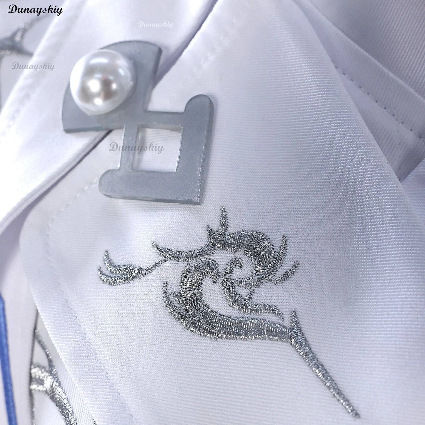 Love and Deepspace Xavier Long Coat Moonlight Cosplay Costume Wig 3D Props Shimmering Lumiere Uniform Earrings Halloween Party