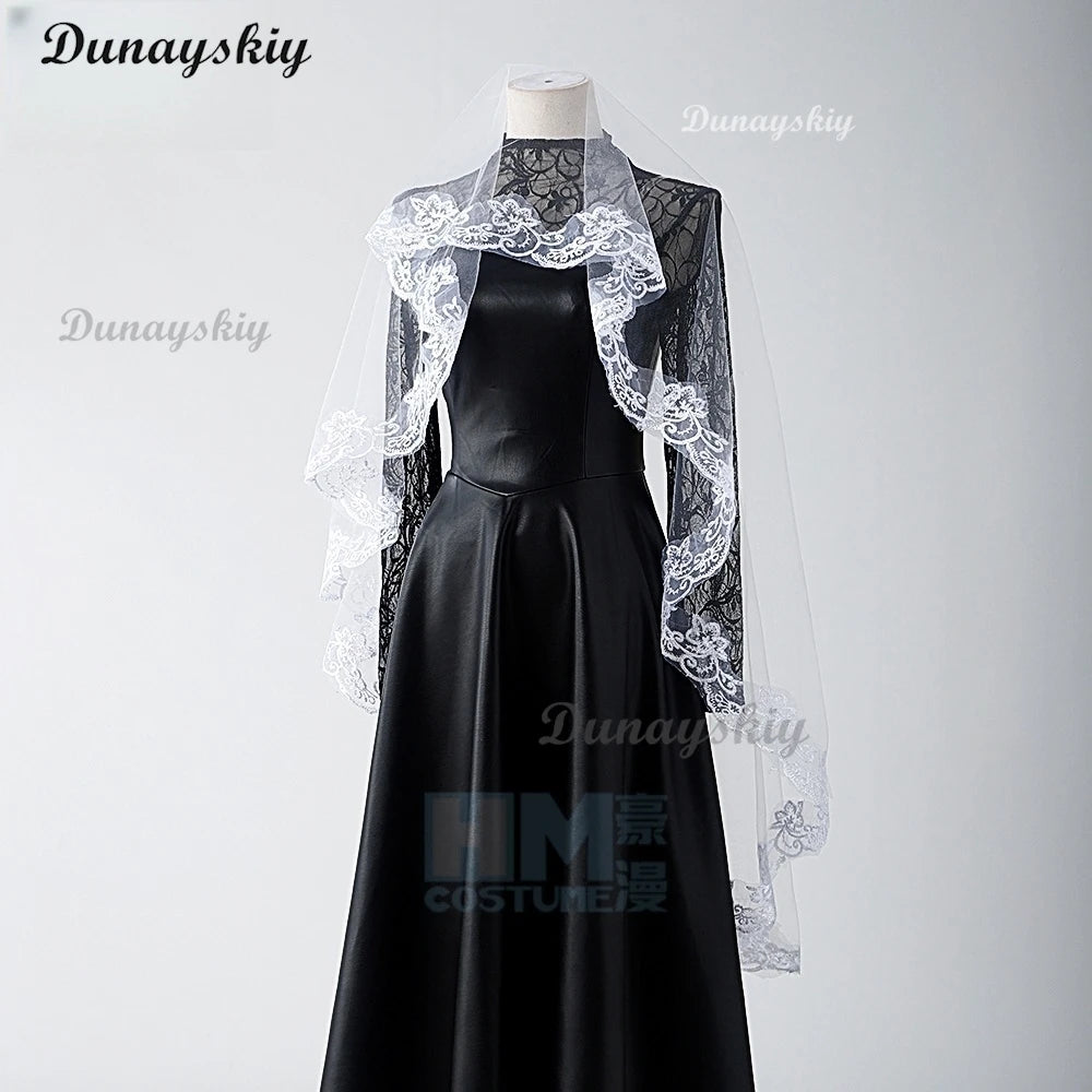 Osaragi Cosplay Anime Sakamoto Days the Order Member Ms. Osaragi Black PU Dress Roleplay Girls Outfit Halloween Party Customized