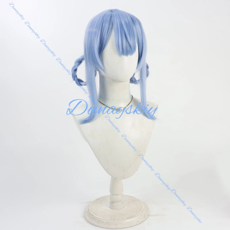 Game Magical Girl Witch Trials Tachibana Sherry Cosplay Wig Blue Hair Halloween Party for Women Girls Carnival