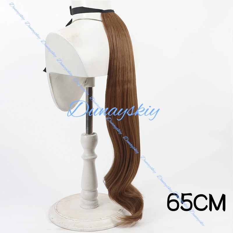 Anime Game Umamusume Pretty Derby Jungle Pocket Cosplay Wig Ears Tails 2 Style Hair Heat Resistant Synthetic Hair Halloween