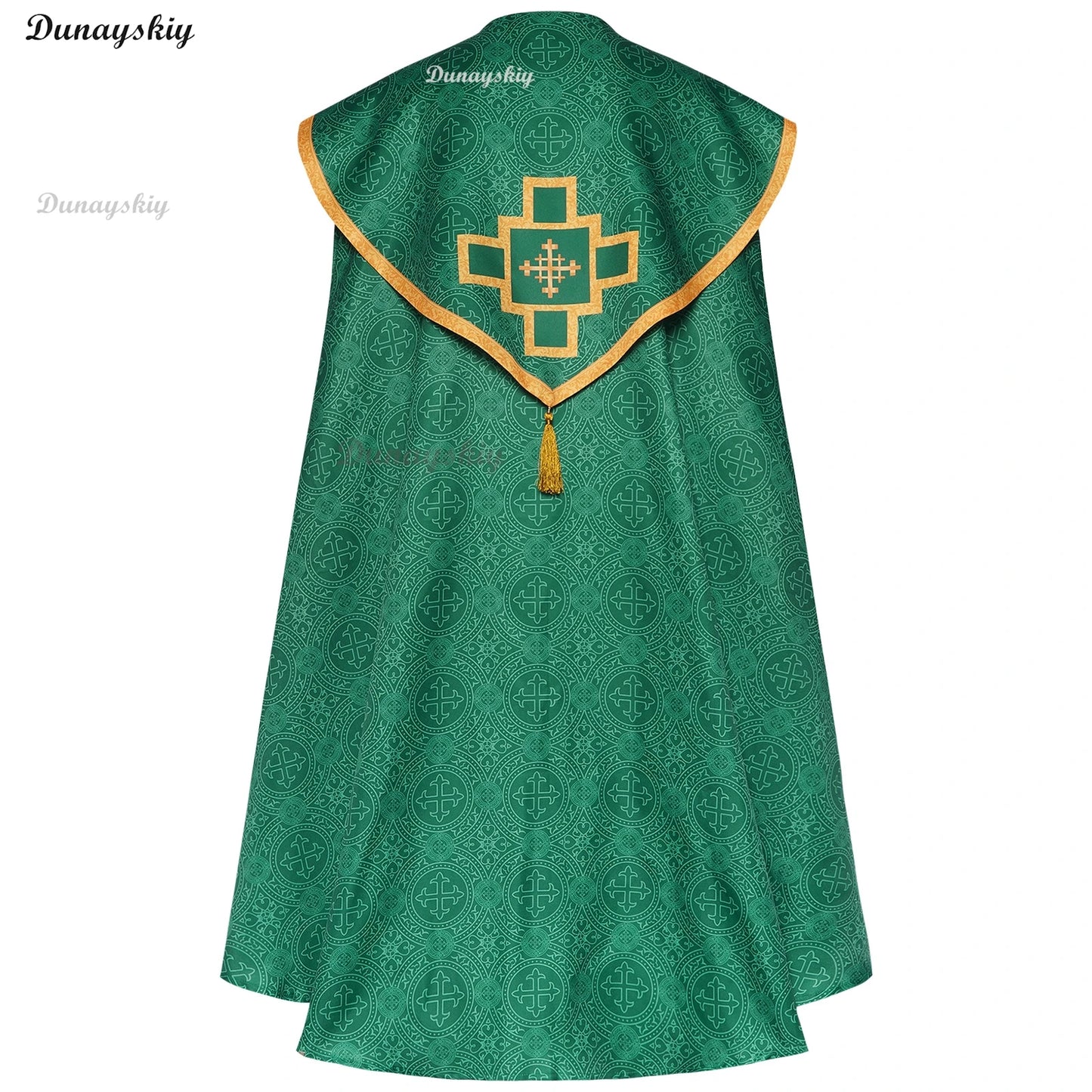 Muslim Dress Cloak Cape Cosplay Costume Jubba Thobe Prayer Robe Gown Retro Medieval Priest Monk Missionary Party Halloween