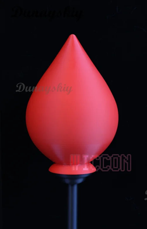 Anime ALastor Cosplay Hotel Staff Microphones 3D Pvc Cane Props Headwear Halloween Carnival Party Accessories Sets