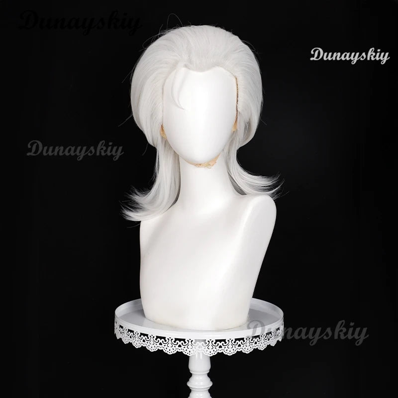 Anime To Be Hero X Queen Nice Cosplay Wig White Long Braids Halloween Party for Women Girls Carnival Props Gifts Carnival