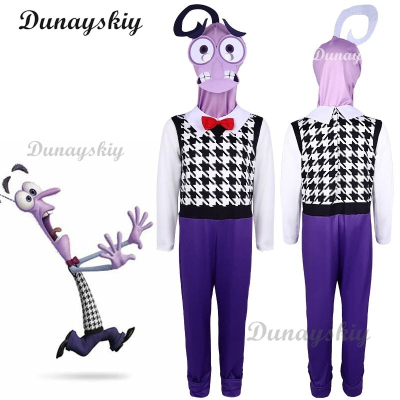 New Year Movie Anxiety The Inside Anime Out 2 Cosplay Joy Sadness Anger Disgust Fear Cosplay Costumes Suit Adult Kids Party Set