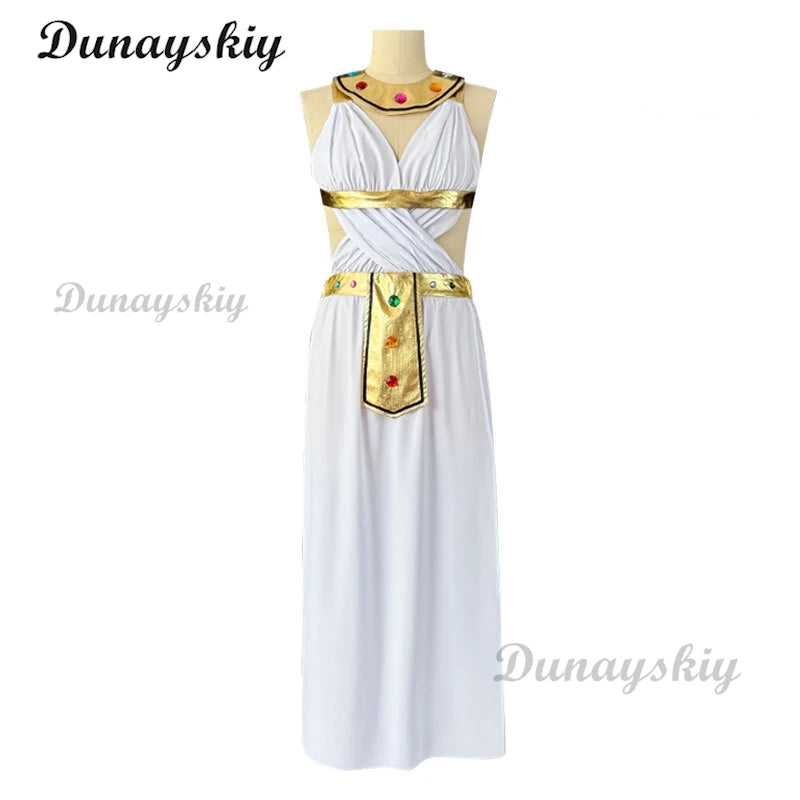 Ankha Cosplay Costumes Egyptian Queen Dresses Game Animal Crossing Role Play Uniform Halloween Carnival Dressing For Women