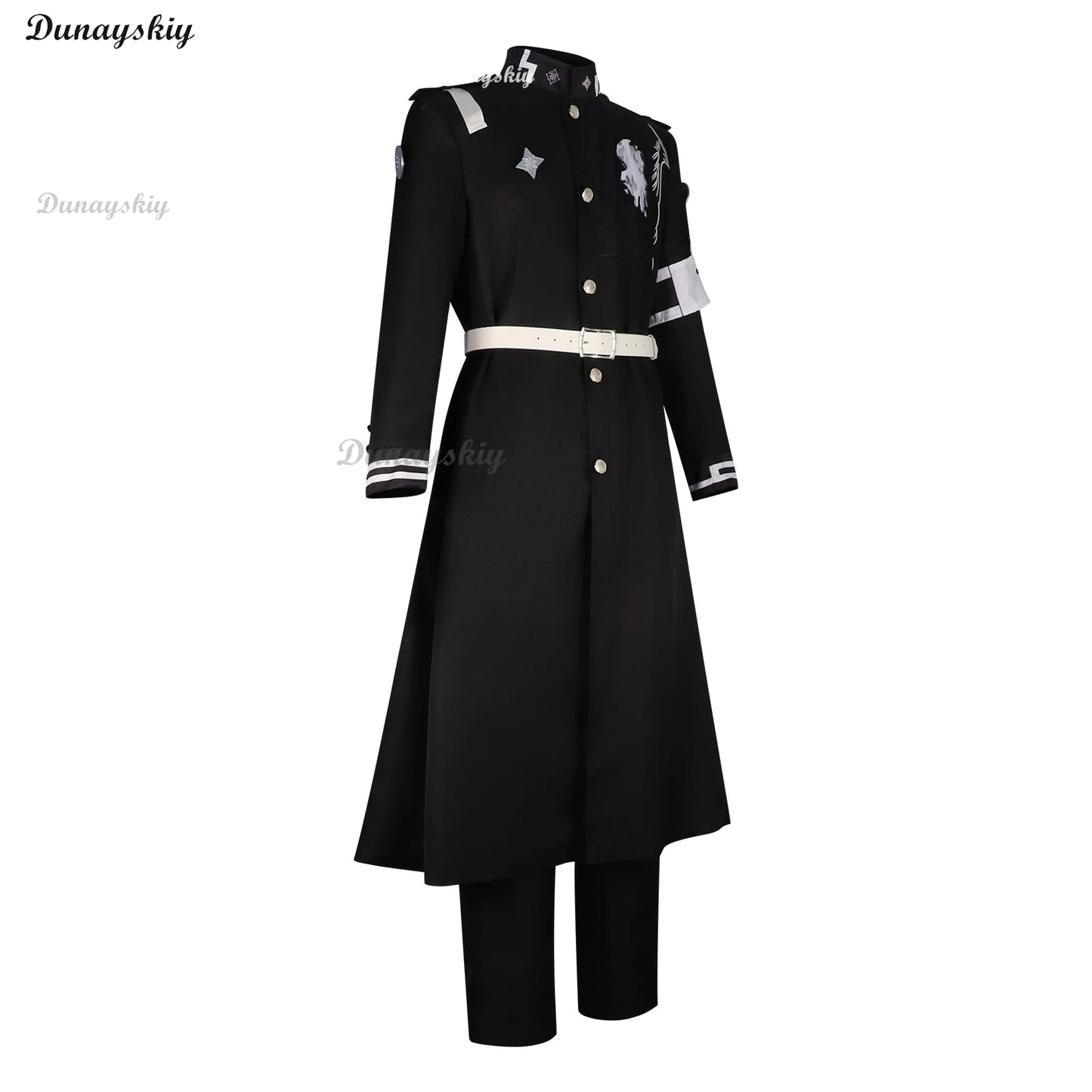 The Hundred Line Yugamu Omokage Cosplay Costume Wig Battle Uniform Last Defense Academy Halloween Party for Women Men Cos Outfit