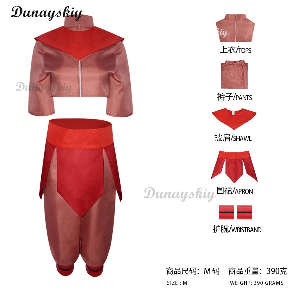 Avatar The Last Airbender Prince Zuko Princess Azula Mai Cosplay Costume Anime Fire Nation Aang Korra Katara Cosplay Clothes