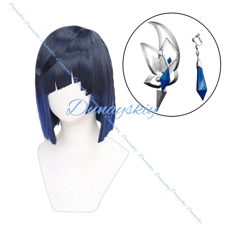 Genshin Impact Yelan Cosplay Yelan Genshin Cosplay Costume Wig Shoes Game Tranquil Banquet Cosplay Halloween Role Play Uniform